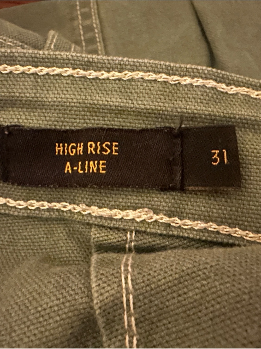 Lee Olive Wide-Leg Cargo Jeans - Picture 5 of 5